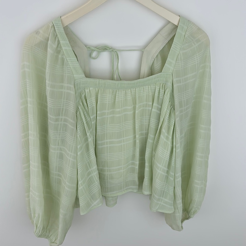Tularosa light green blouse